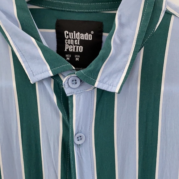 Blue and green stripes - Picture 2 of 3